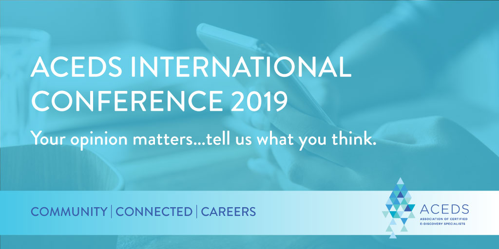 ACEDS INTL Conference 2019 Banner