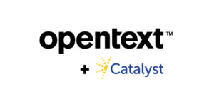 OpenText + Catalyst Logo