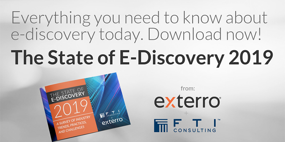 The State of E-Discovery 2019 ad