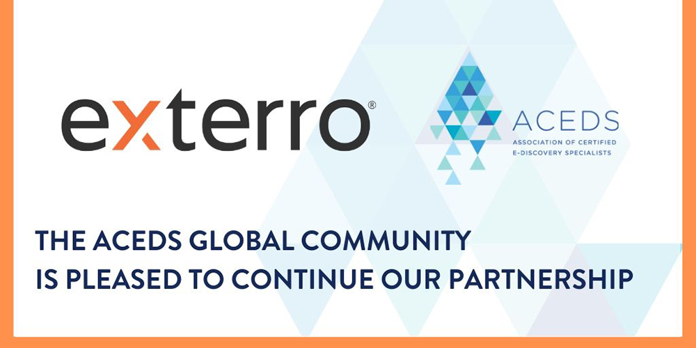 Exterro ACEDS Partnership