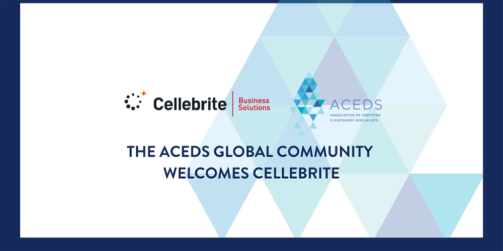 Cellebrite ACEDS Partnership