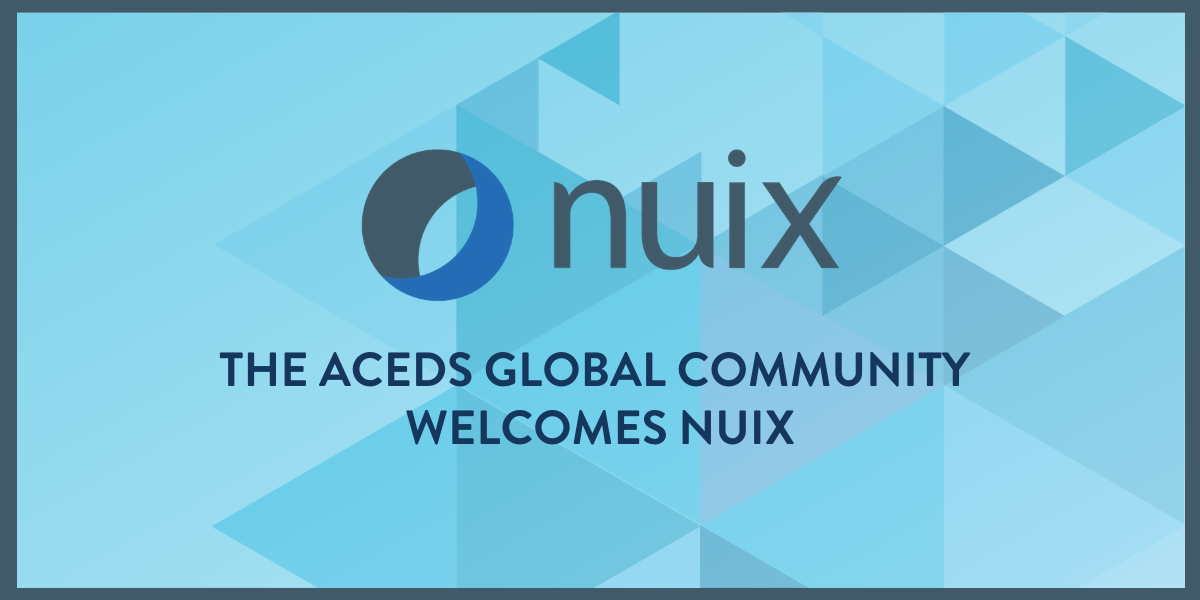 Nuix_ACEDS Partnership