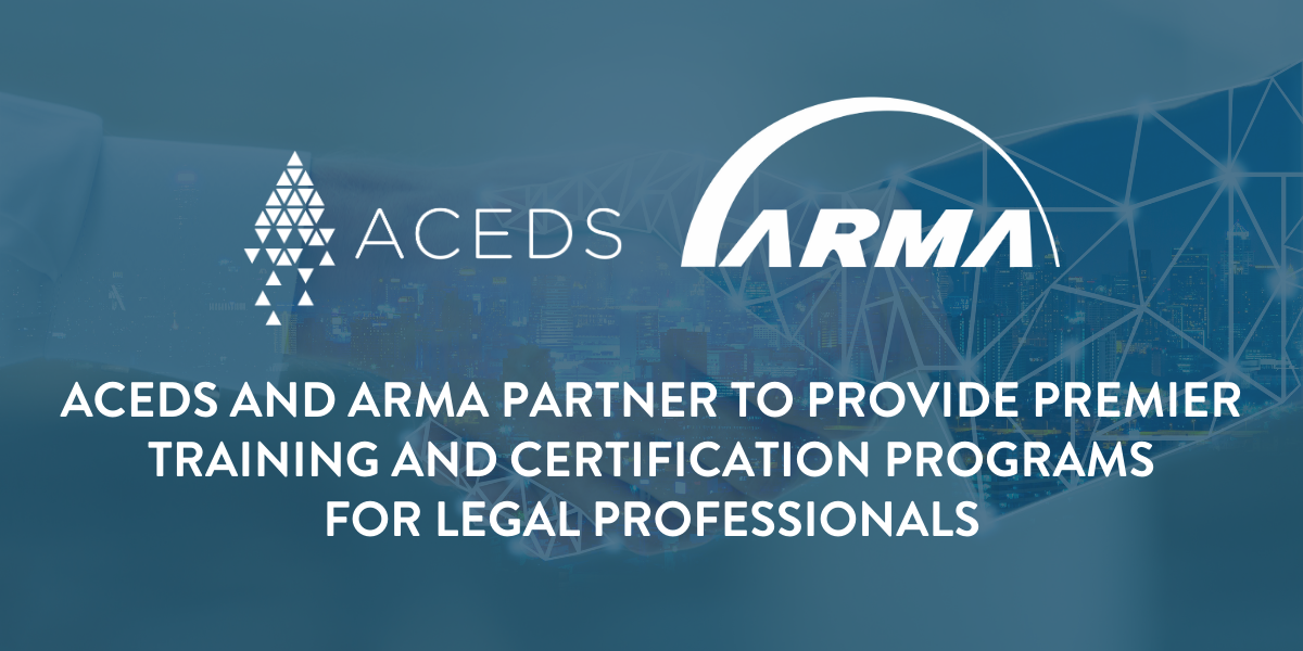 ARMA_ACEDS Partnership