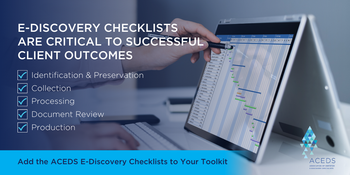 E-Discovery Checklist