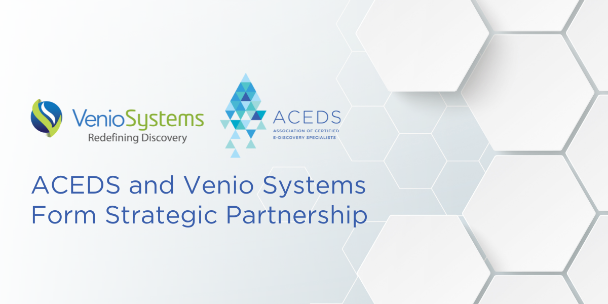 Venio Systems and ACEDS Partnership