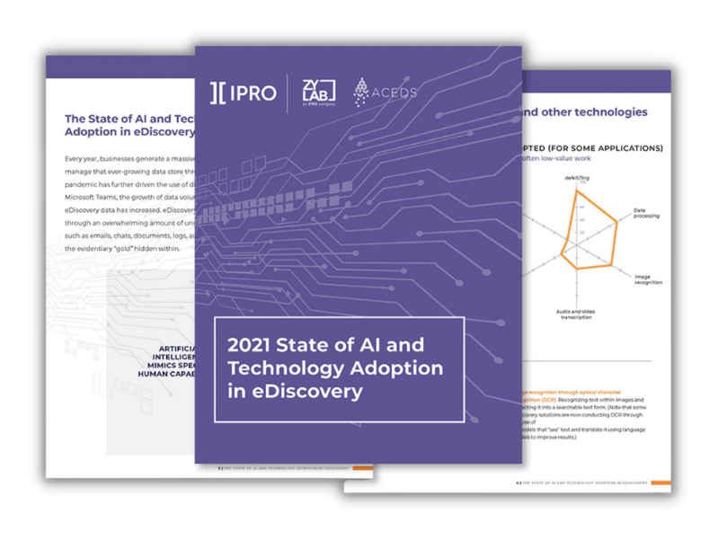 2021 State of AI Adoption in eDiscovery