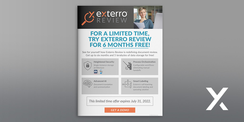 Exterro Review Offer