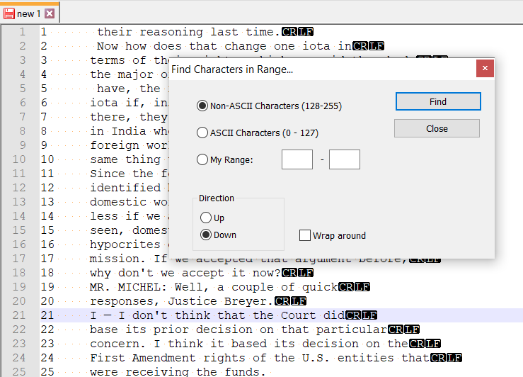 Searching for Non-ASCII Text in Text Files_Picture5