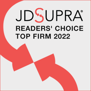 JDSupra Top Firm Badge 2022