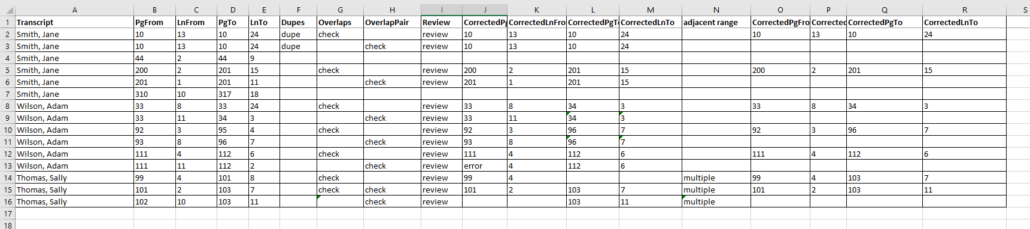 Find and Correct Overlapping Deposition Designations_1