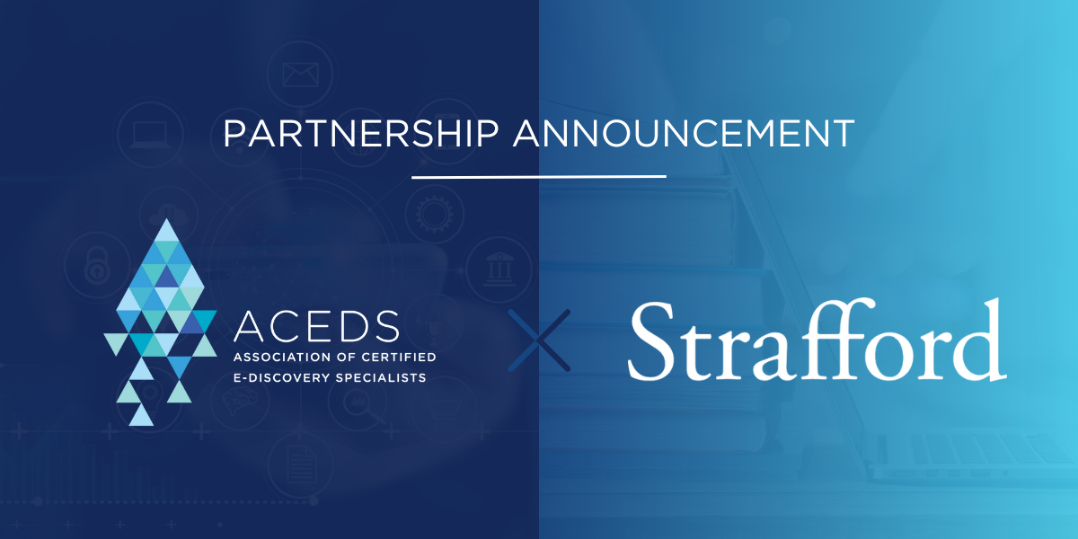 ACEDS and Strafford Partnership Announcement