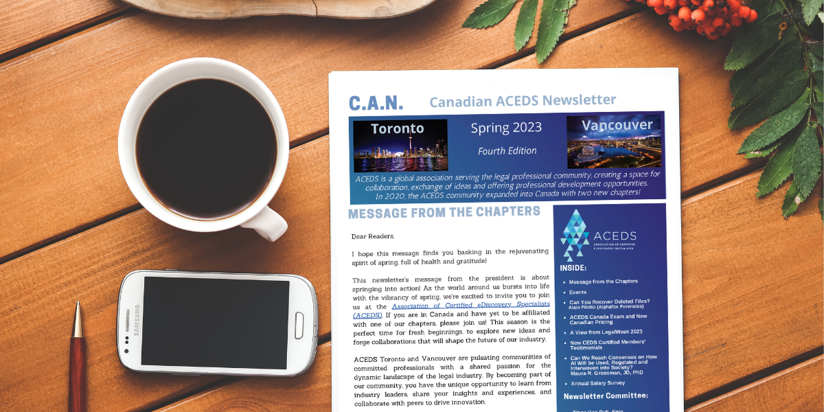 Canadian Chapters Newsletter Spring 2023