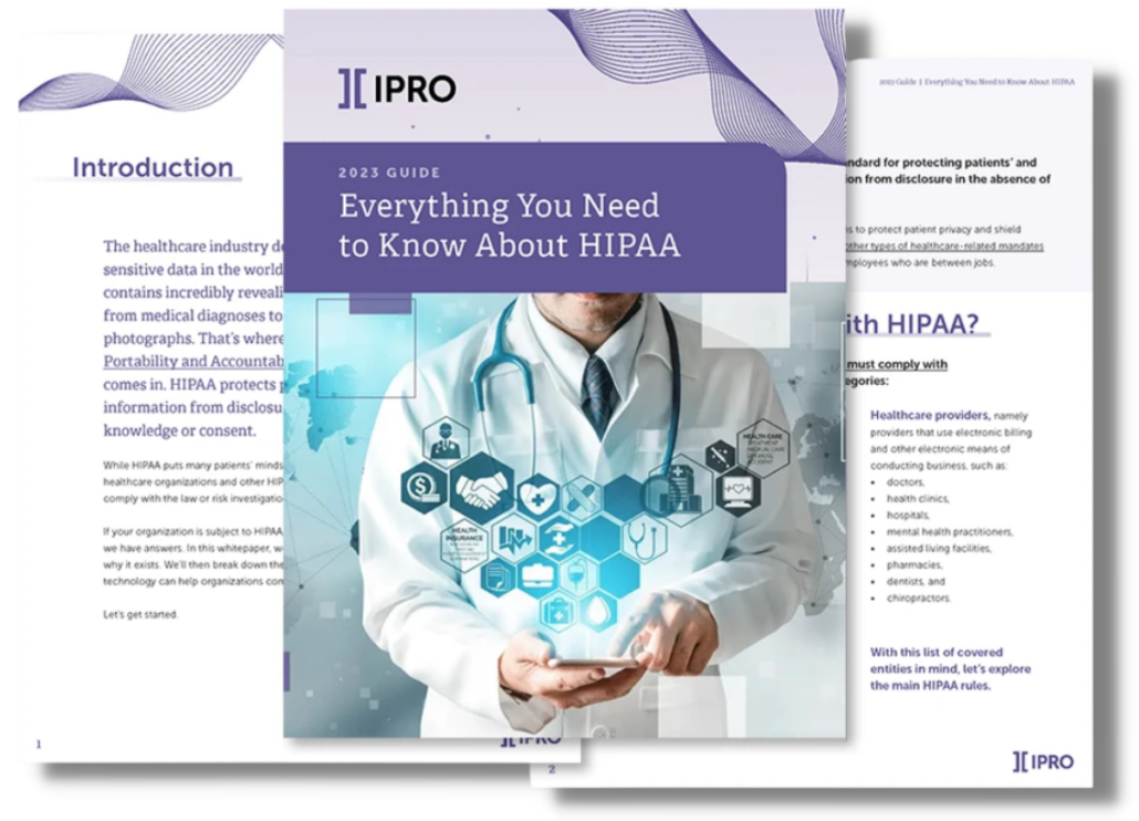 IPRO HIPPA White Paper