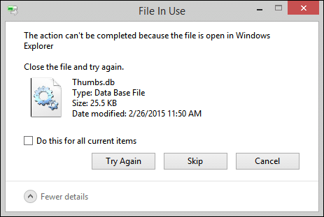 Getting rid of those pesky .db files1