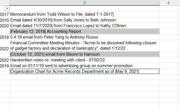 Formula to extract dates from text in cells