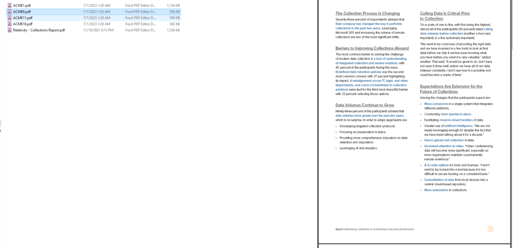 javascript to split PDF into 5 page segments and save & rename