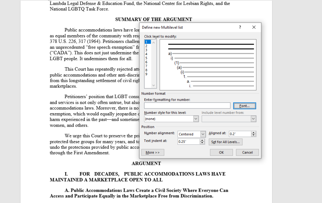 Creating a Table of Contents in Word_10