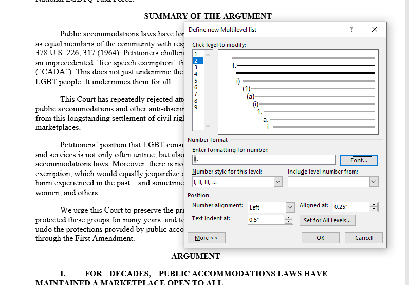 Creating a Table of Contents in Word_11