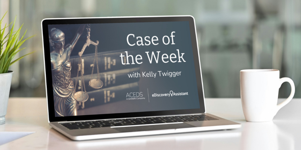 Case of the week legal technology