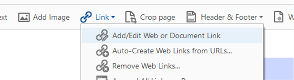 How to add links to PDF files in a court filing submitted on a flash drive