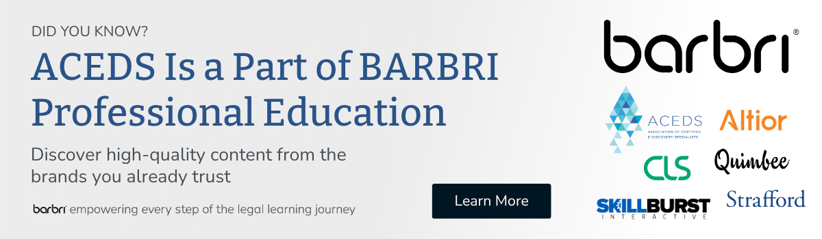 ACEDS is a part of BARBRI