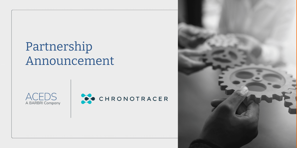ACEDS Partnership Announcement ChronoTracer