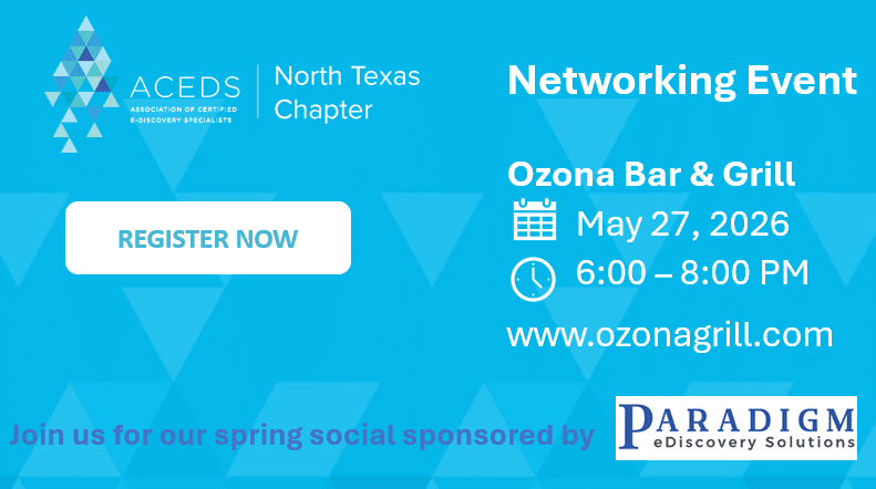 ACEDS North Texas Networking Event