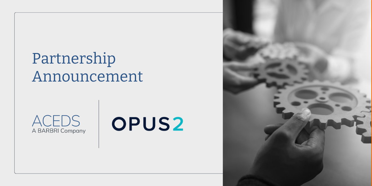 ACEDS Partnership Announcement_Opus 2